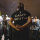 Protesters face off with police outside the White House in Washington, DC, early on May 30, 2020 during a demonstration over the death of George Floyd, a black man who died after a white policeman knelt on his neck for several minutes.